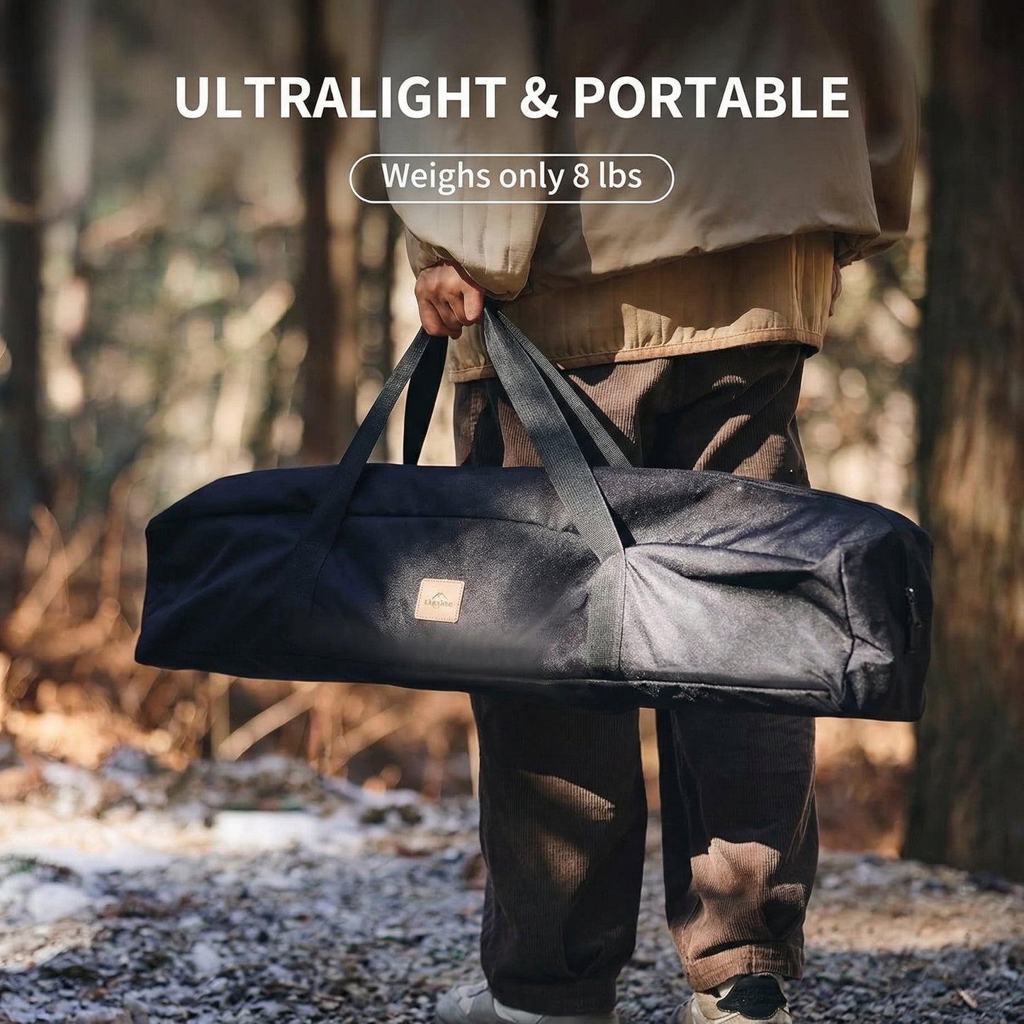 Portable Folding Camping Table – Lightweight Aluminum Roll-Top Table for Camping, Picnic, BBQ & IGT Outdoor Cooking Setup