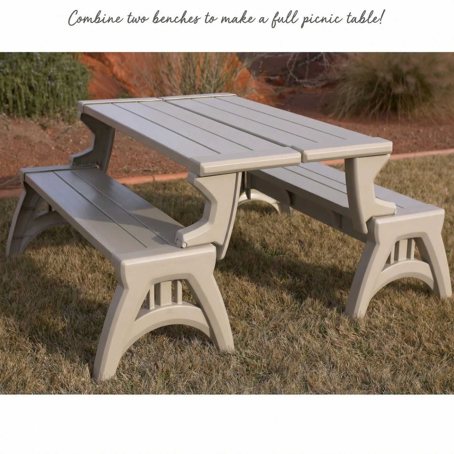 Modular Folding Table & Chair Set – Rotating Backrest Design for Camping, Outdoor Dining & Flexible Living