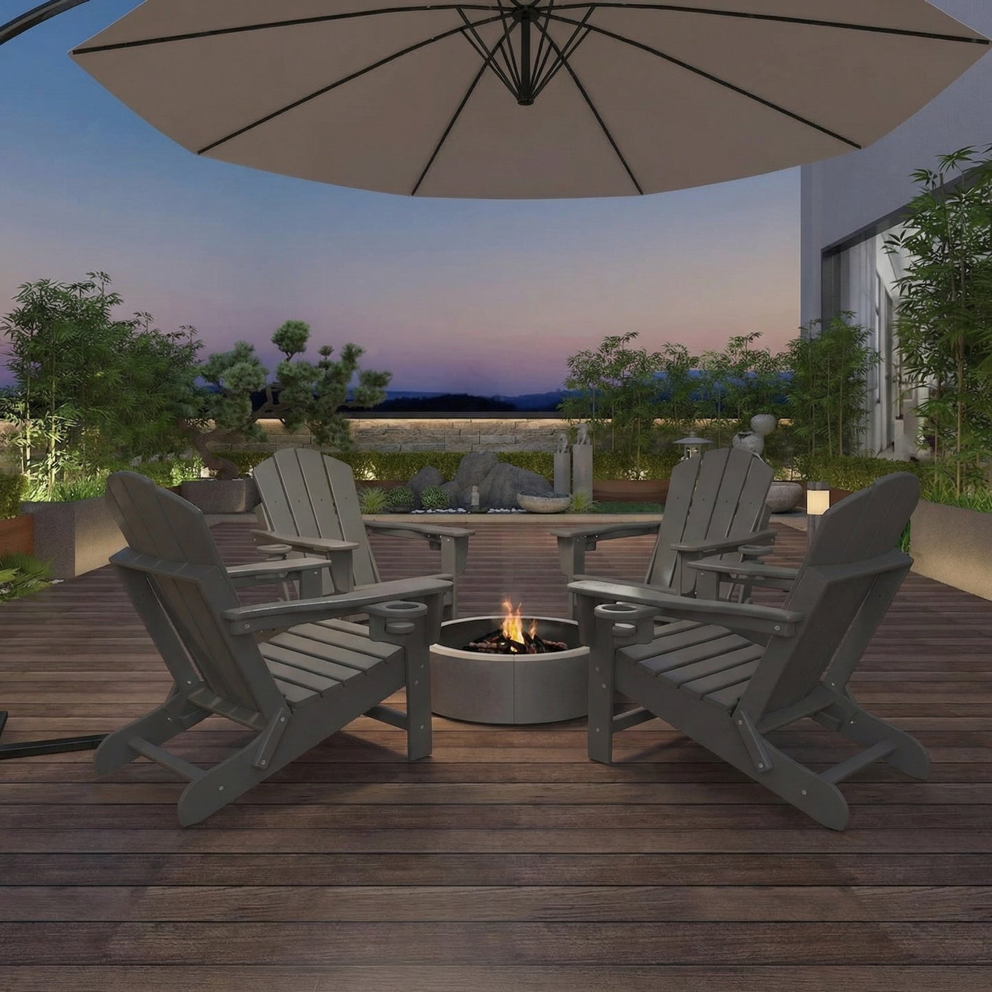 Adjustable Folding Outdoor Chair – HDPE Portable Design for Beach, Camping & BBQ Use