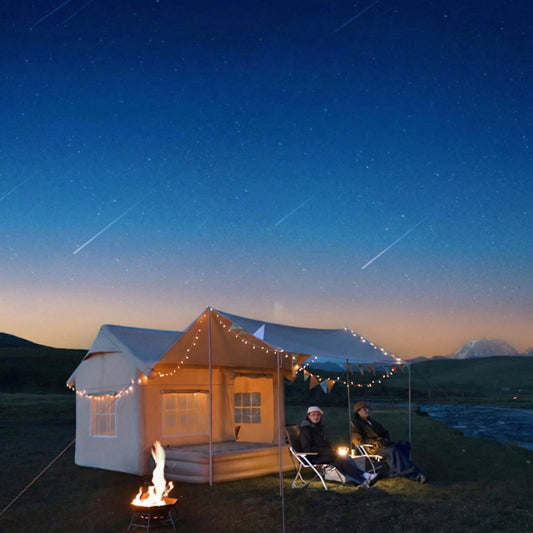 Inflatable Camping Tent – Easy Setup Family Tent for 3–4 People, Outdoor Travel & Comfortable Camping