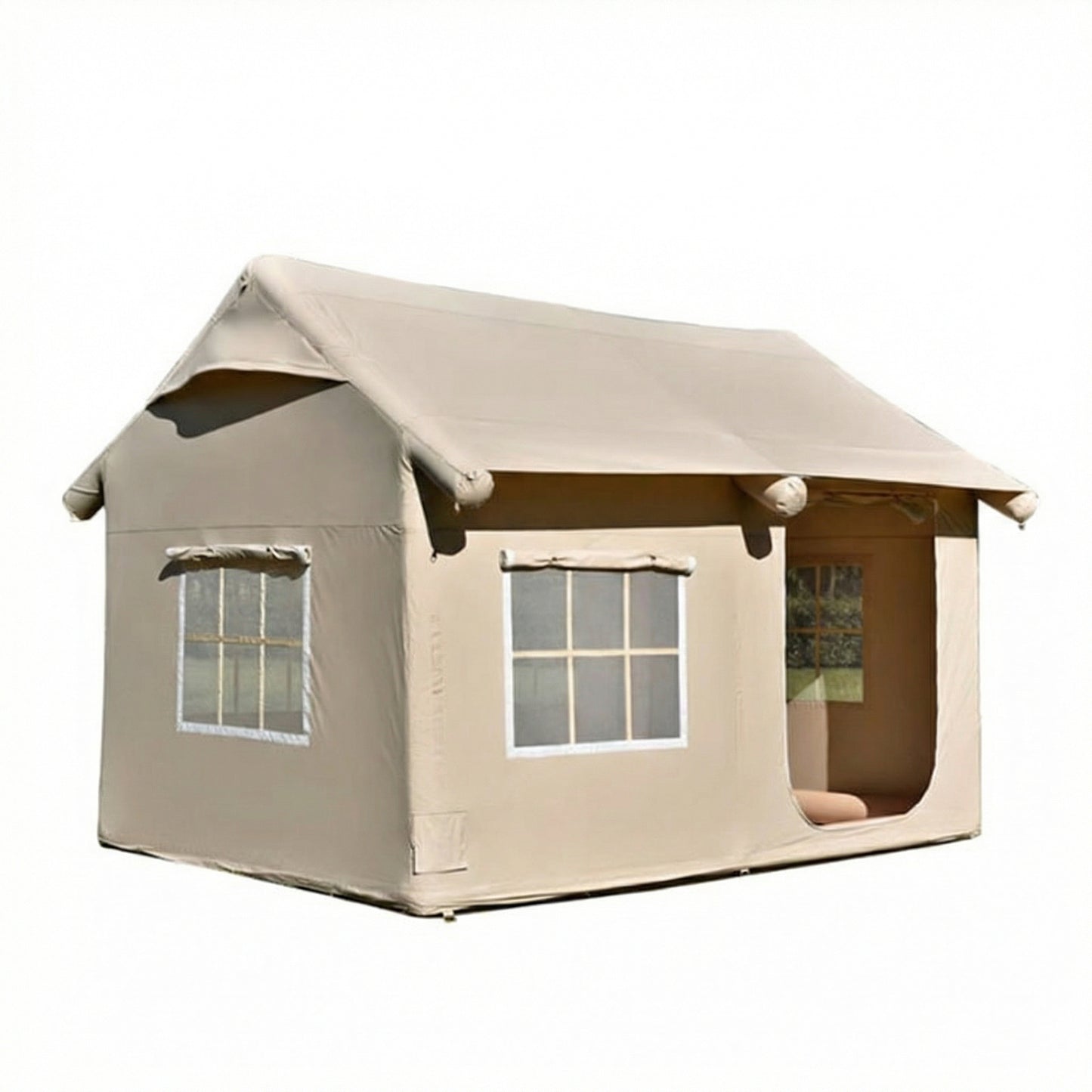 Inflatable Camping Tent – Easy Setup Family Tent for 3–4 People, Outdoor Travel & Comfortable Camping