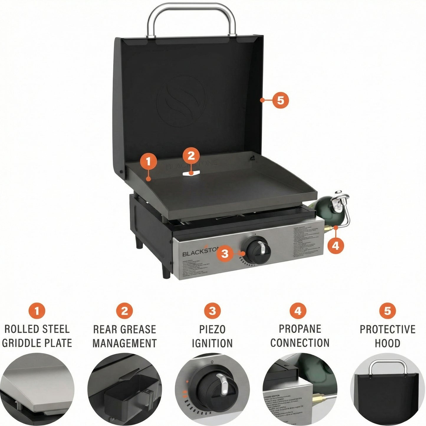 Outdoor Gas Grill – Patio BBQ for Villas, Backyard Cooking & Entertaining