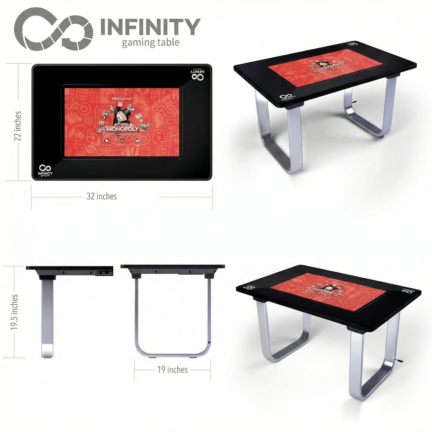 Interactive Touchscreen Game Table – Fun for Family, Friends & Social Gatherings
